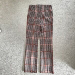 Lysse Elysse Houndstooth Doubleknit Flare Pull On Pants